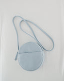 Soft Mini Circle Purse - Soft Blue