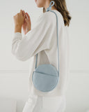Soft Mini Circle Purse - Soft Blue