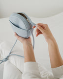 Soft Mini Circle Purse - Soft Blue