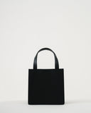 Small Leather Retail Tote - Black