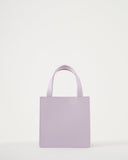 Small Leather Retail Tote - Pale Orchid