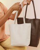 Soft Medium Tote - Stone