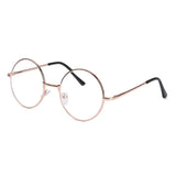 Metal Round Vintage Myopia Glasses