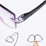 Men Women Rimless Reading Glasses