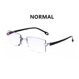 Men Women Rimless Reading Glasses