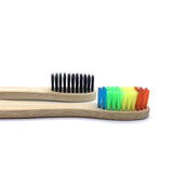 Colorful Natural Bamboo Toothbrush Set